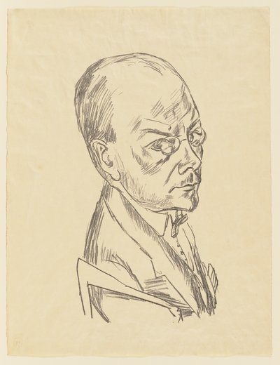 Portrait of Georg Swarzenski by Max Beckmann