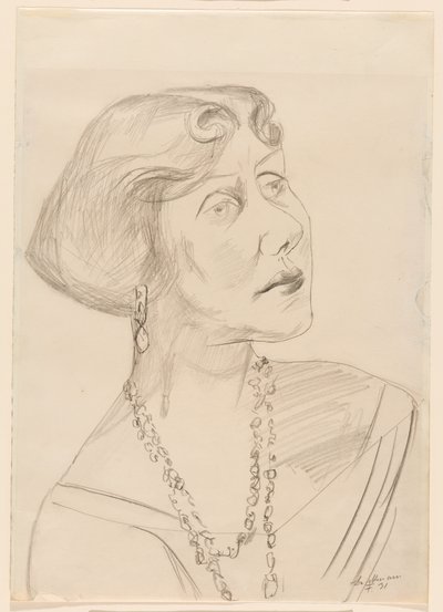 Portrait of Lilly von Schnitzler by Max Beckmann