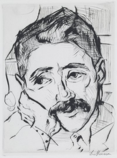Portrait of Walter Carl by Max Beckmann