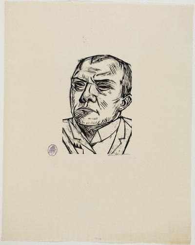 Self-Portrait by Max Beckmann