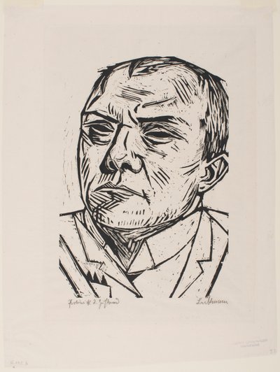 Self-Portrait by Max Beckmann