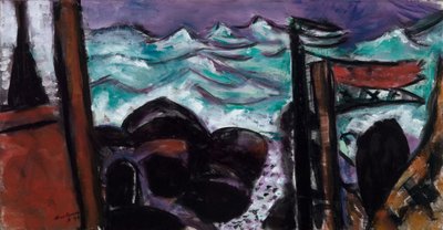 Small Stormy Sea by Max Beckmann