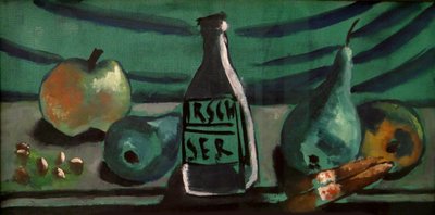 Still Life with Apple and Pear by Max Beckmann