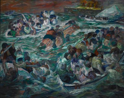 The Sinking of the Titanic by Max Beckmann