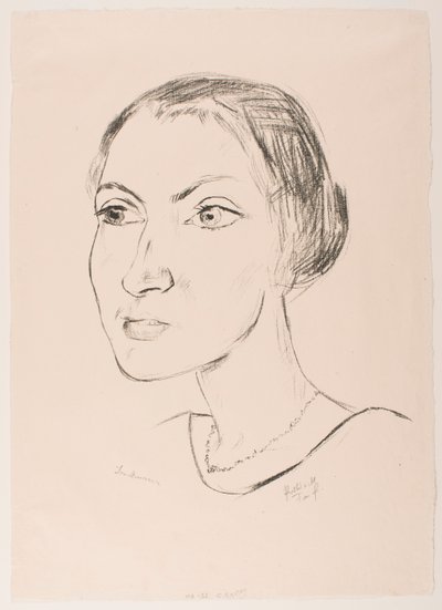 Woman with Necklace (Mrs. Parcus) by Max Beckmann