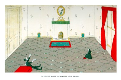 Mr. Tennyson Reading In Memoriam to His Sovereign, 1904 by Henry Maximilian Beerbohm