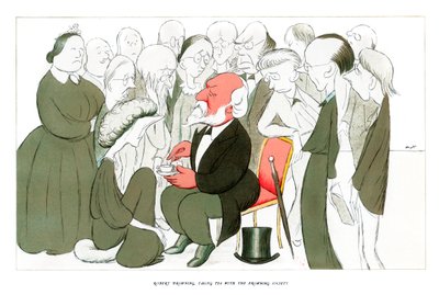 Robert Browning, Taking Tea with the Browning Society by Henry Maximilian Beerbohm