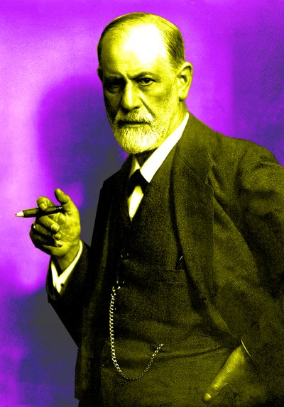 Austrian psychoanalyst Sigmund Freud in 1921 (photo by Max Halberstadt) by Max Halberstadt