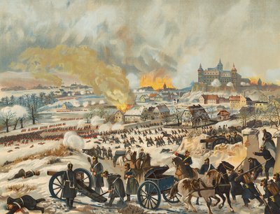 Battle of Montbeliard by Max Henze-Dassau