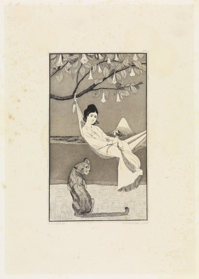 Dolce Far Niente (Siesta II) (Etched Sketches, Opus I, Sheet 8) by Max Klinger
