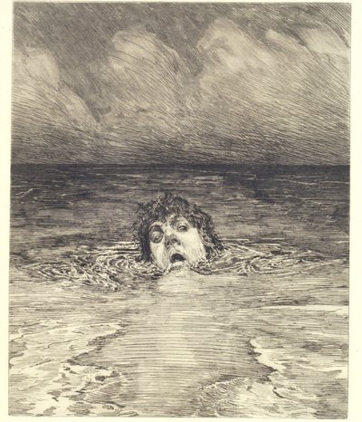 Downfall, Plate 12 from the Series "A Life: Opus VIII" by Max Klinger