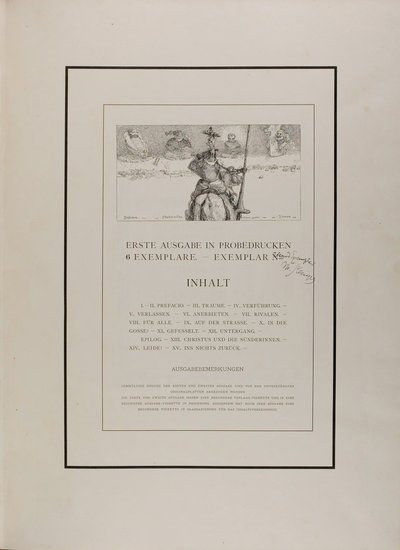 History, Modernity, Sacred Painting, Homer, from A Life by Max Klinger