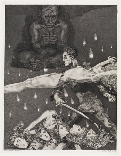 Murder (Tent, Opus XIV, Part 2, No. 39) by Max Klinger