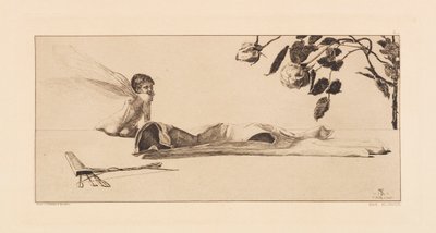 Opus VI, from Paraphrase on the Finding of a Glove, 1881 by Max Klinger