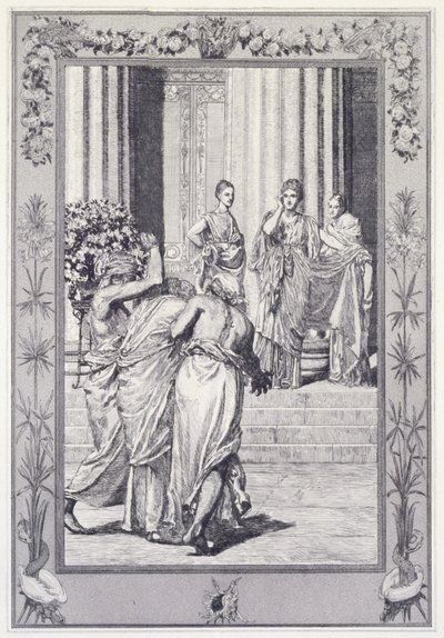 Psyche and Venus, plate 33 from the series “Cupid and Psyche: Opus V” by Max Klinger