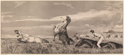 Pursued Centaur by Max Klinger