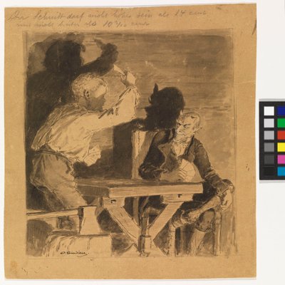 Pyramus and Thisbe IV. by Max Klinger