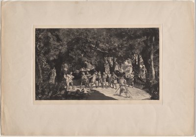 Simplicius among the Soldiers by Max Klinger