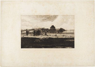 Summer Afternoon (Four Landscapes, Opus VII, Plate 4) by Max Klinger