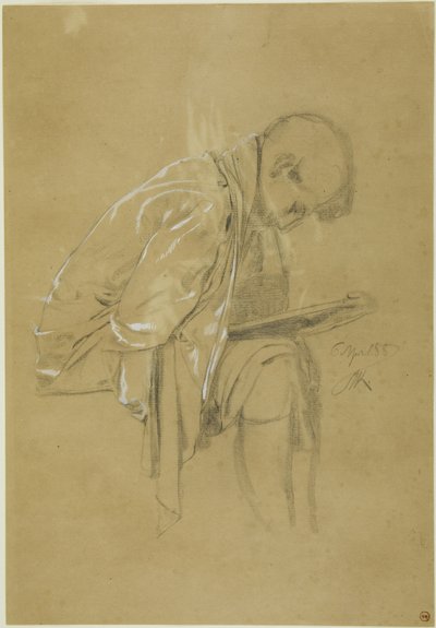 The Chronicler (recto and verso) by Max Klinger