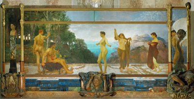The Judgement of Paris, Triptych by Max Klinger