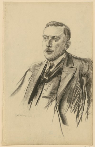 Portrait of State Secretary Richard von Kühlmann by Max Liebermann