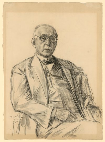 Portrait of the Collector Oscar Huldschinsky by Max Liebermann