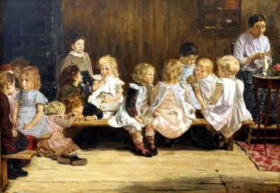 Infant School in Amsterdam by Max Liebermann
