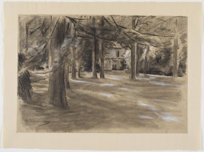 Dutch Park Landscape with House by Max Liebermann
