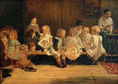 Kindergarten in Amsterdam by Max Liebermann