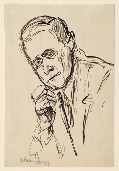 Portrait of Hugo von Tschudi by Max Liebermann