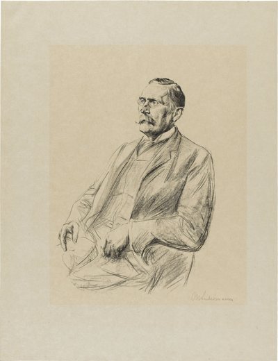Portrait Wilhelm Bode (1845-1929) by Max Liebermann