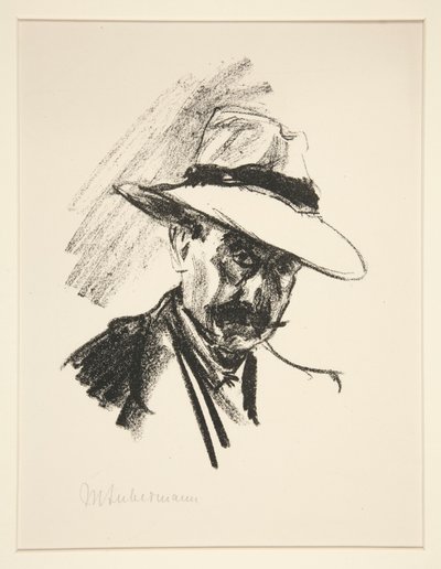 Portrait of Walter Hasenelever by Max Liebermann