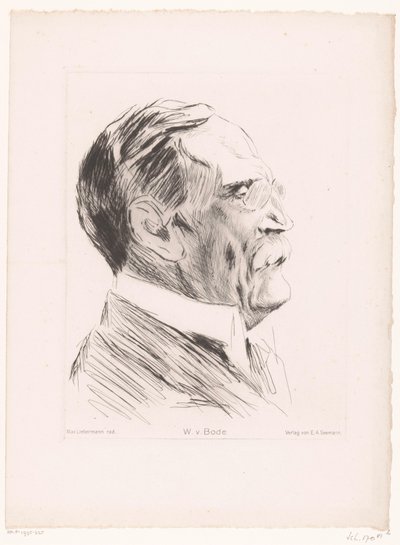 Portrait of Wilhelm von Bode (W.v.Bode) by Max Liebermann