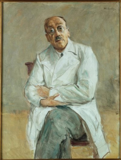 Prof. Ferdinand Sauerbruch by Max Liebermann