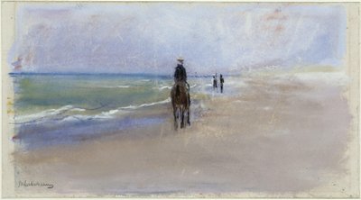 Rider on the Beach by Max Liebermann