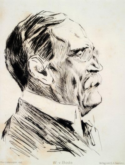Wilhelm von Bode / Liebermann by Max Liebermann