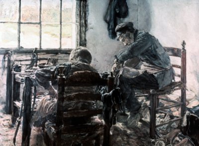 Workshop of the Shoe Maker by Max Liebermann