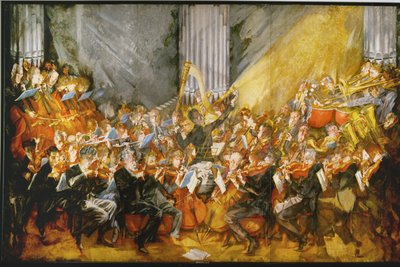 The Orchestra by Max Oppenheimer