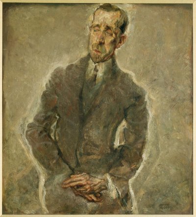 Writer Heinrich Mann, Brother of Thomas by Max Oppenheimer