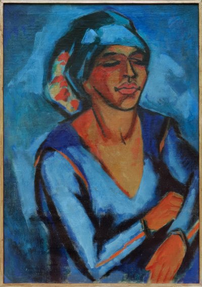 Portrait of Lotte Pechstein by Max Pechstein