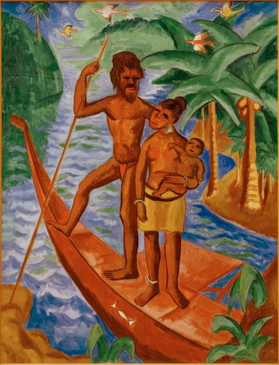 Couple on Palau by Max Pechstein