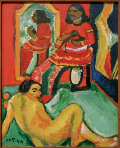 Indian and Woman by Max Pechstein