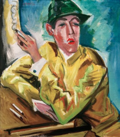 Jockey by Max Pechstein