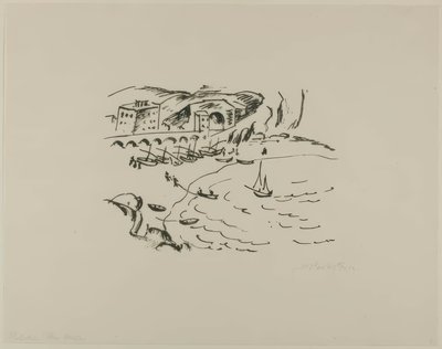 Monte Rosso Bay, from Travel Pictures: Italy-South Seas by Max Pechstein