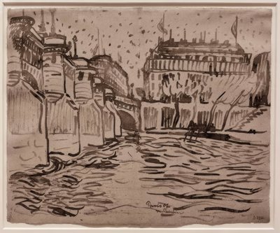 Paris, Pont Neuf by Max Pechstein