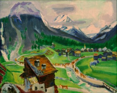 Saas Almagell by Max Pechstein