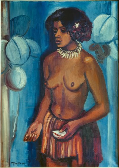 Yuka with the Shell by Max Pechstein