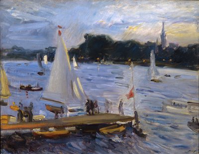 Alster Landscape by Max Slevogt