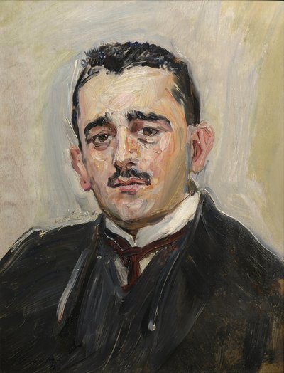 Portrait of Bruno Cassirer by Max Slevogt